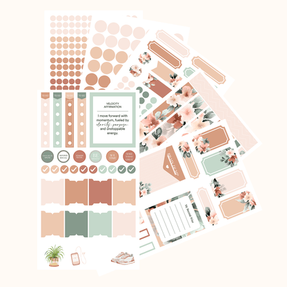 Silk + Sonder Monthly Sticker Pack
