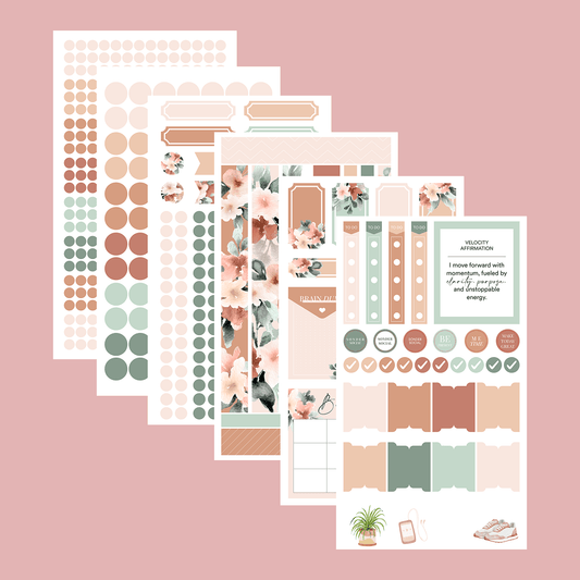 Silk + Sonder Monthly Sticker Pack