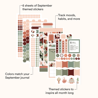 Silk + Sonder Monthly Sticker Pack