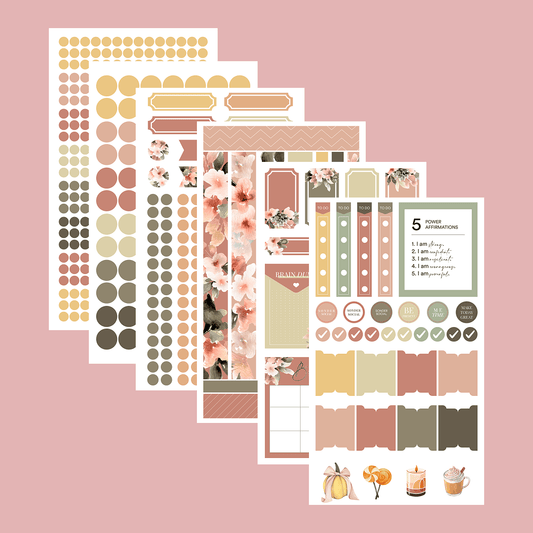Silk + Sonder Monthly Sticker Pack