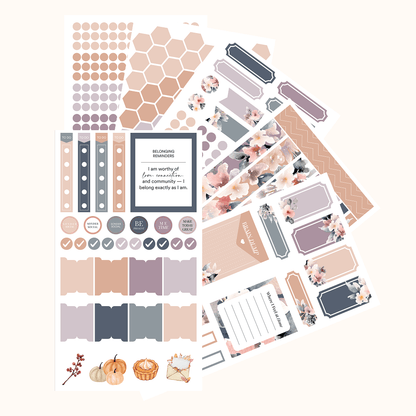 Silk + Sonder Monthly Sticker Pack