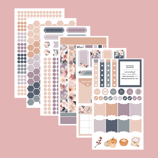 Silk + Sonder Monthly Sticker Pack
