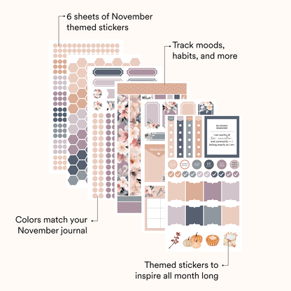 Silk + Sonder Monthly Sticker Pack
