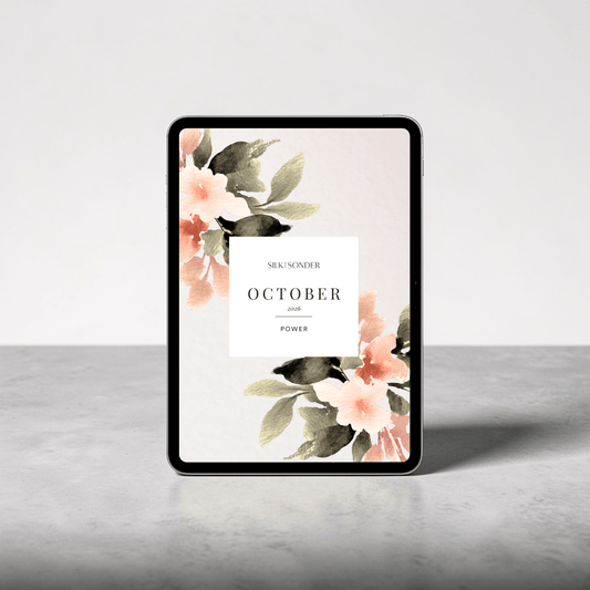 Silk + Sonder October: Digital Monthly Journal