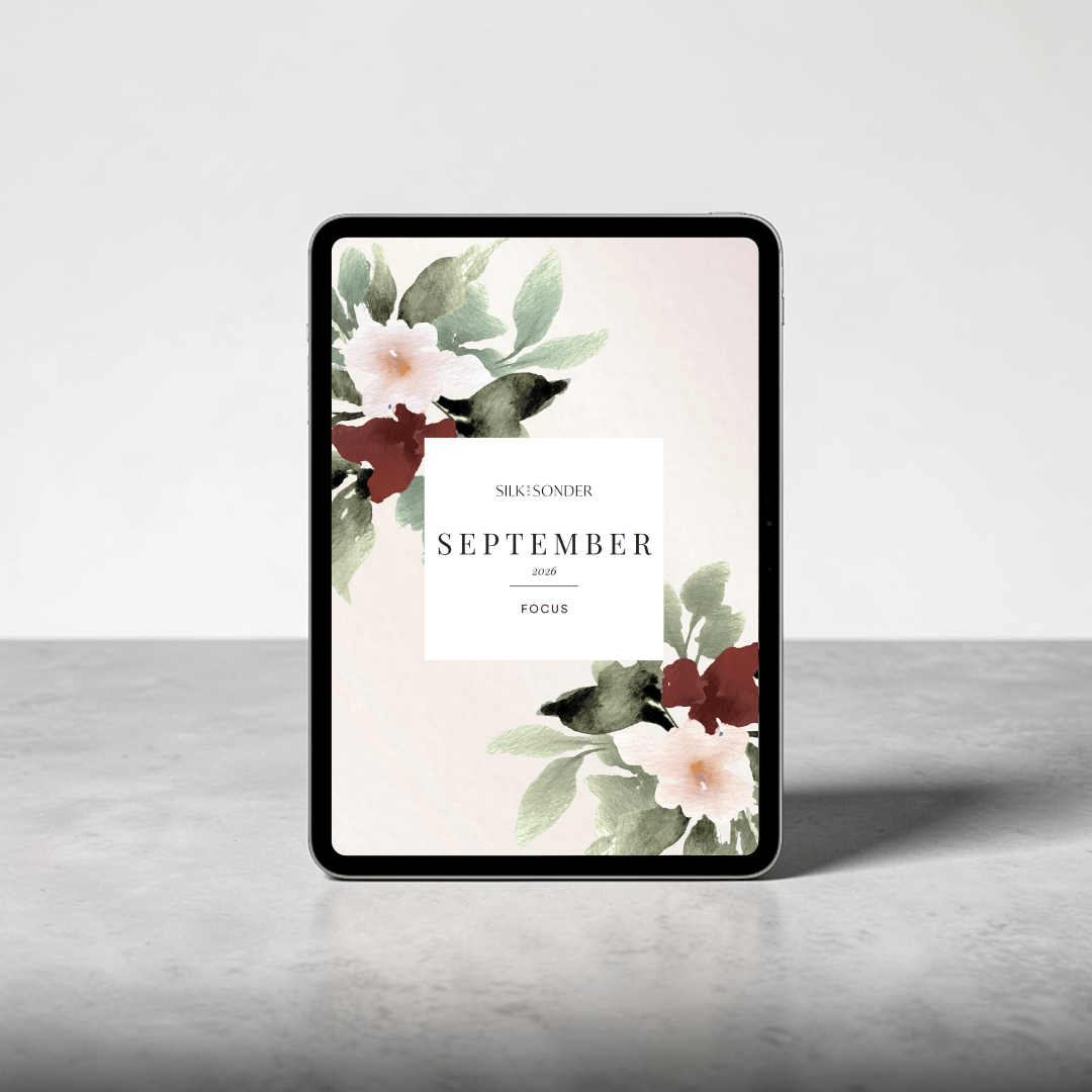 Silk + Sonder September: Digital Monthly Journal