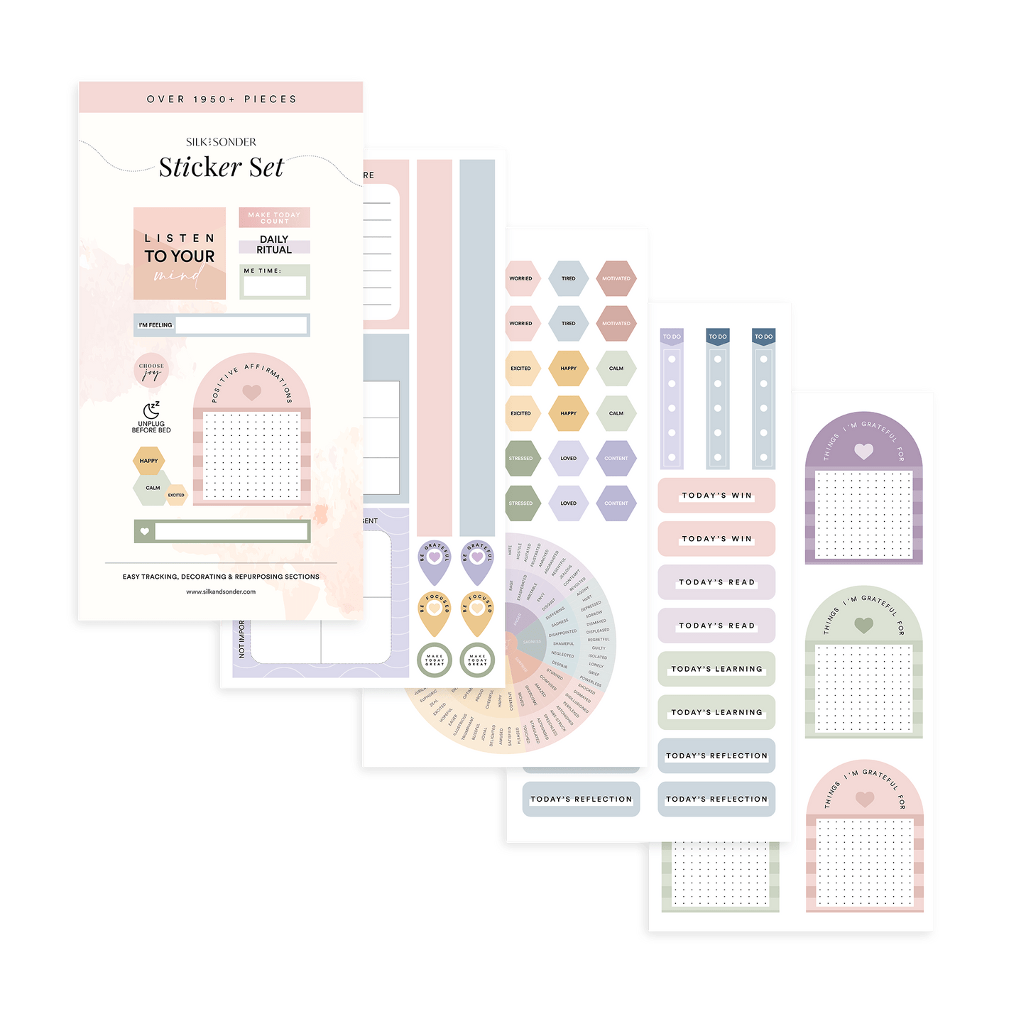 Silk + Sonder Silk + Sonder Sticker Set (2000+ stickers)