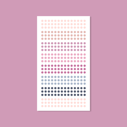 Silk + Sonder Small Circles (Habit Tracker) Joy Stickers By The Sheet