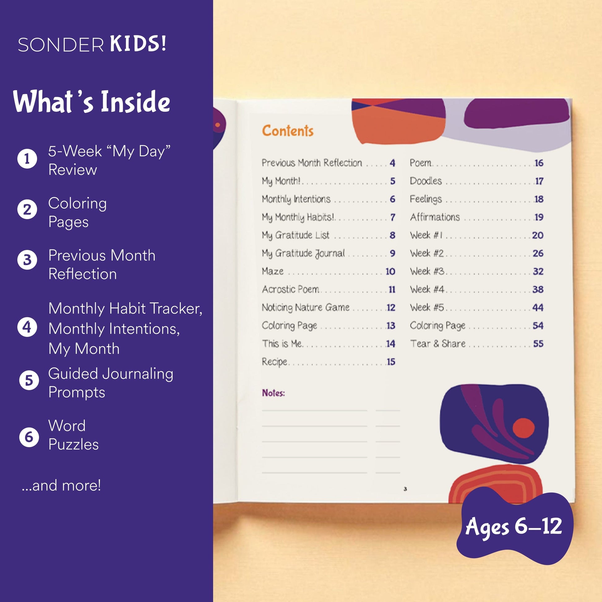 Silk + Sonder Sonder Kids Journal - Gratitude