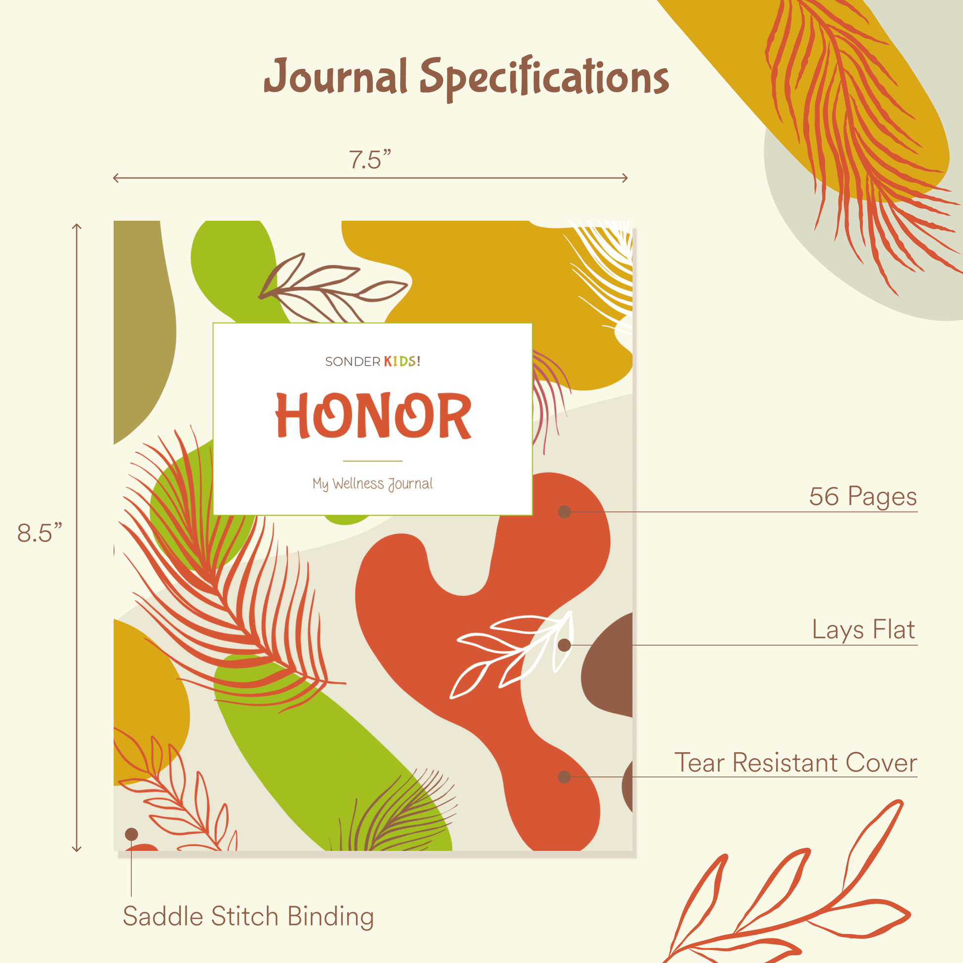 Silk + Sonder Sonder Kids Journal - Honor