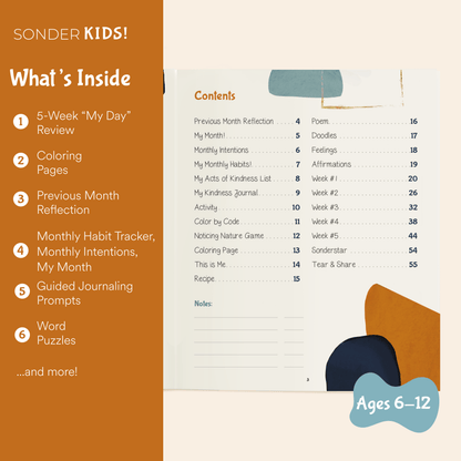 Silk + Sonder Sonder Kids Journal - Kindness