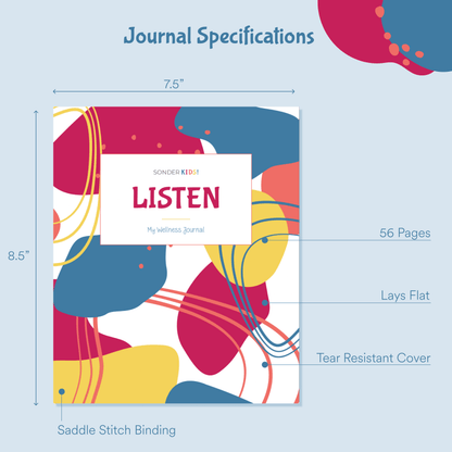 Silk + Sonder Sonder Kids Journal - Listen