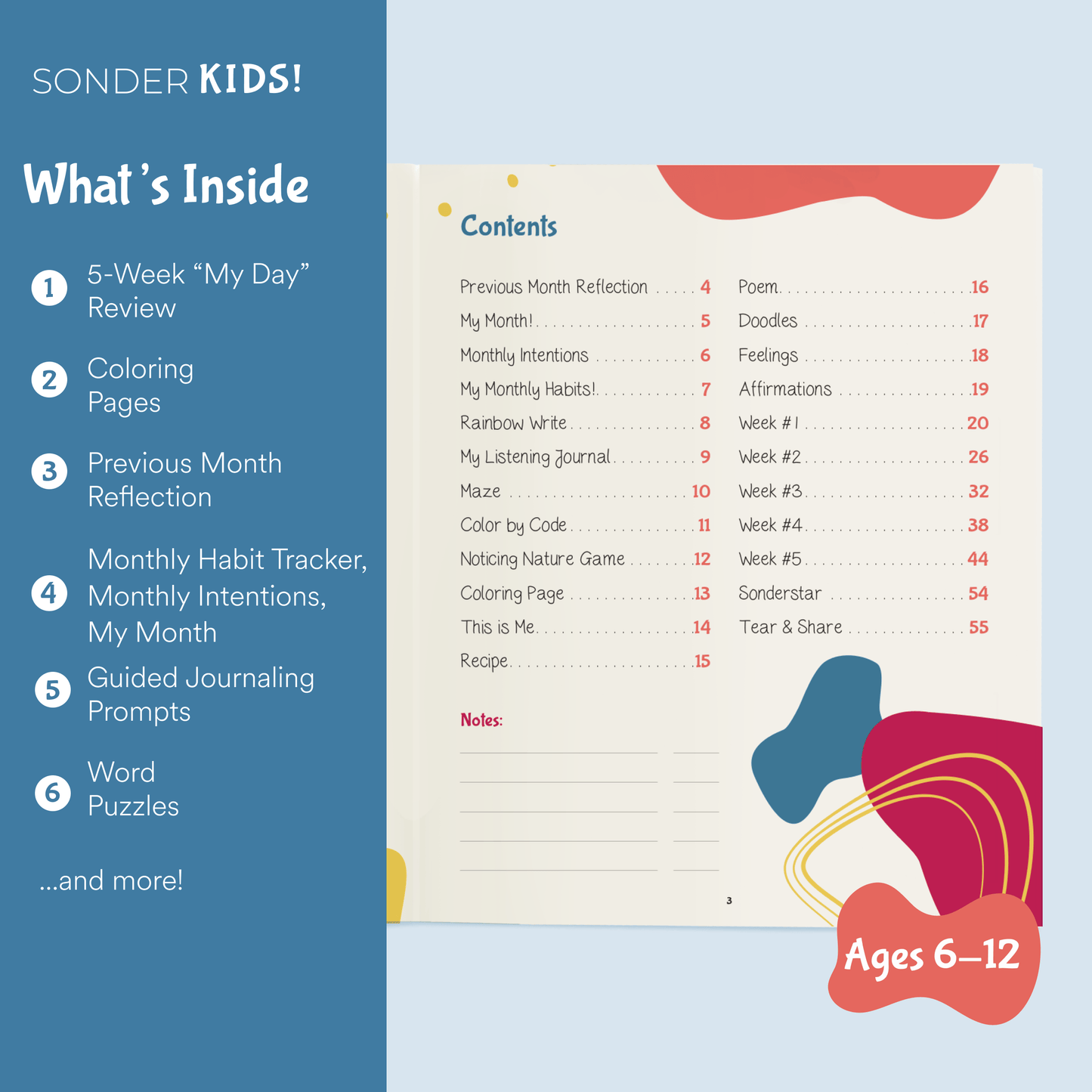 Silk + Sonder Sonder Kids Journal - Listen