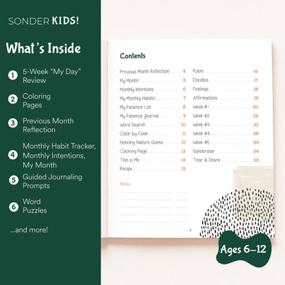 Silk + Sonder Sonder Kids Journal - Patience