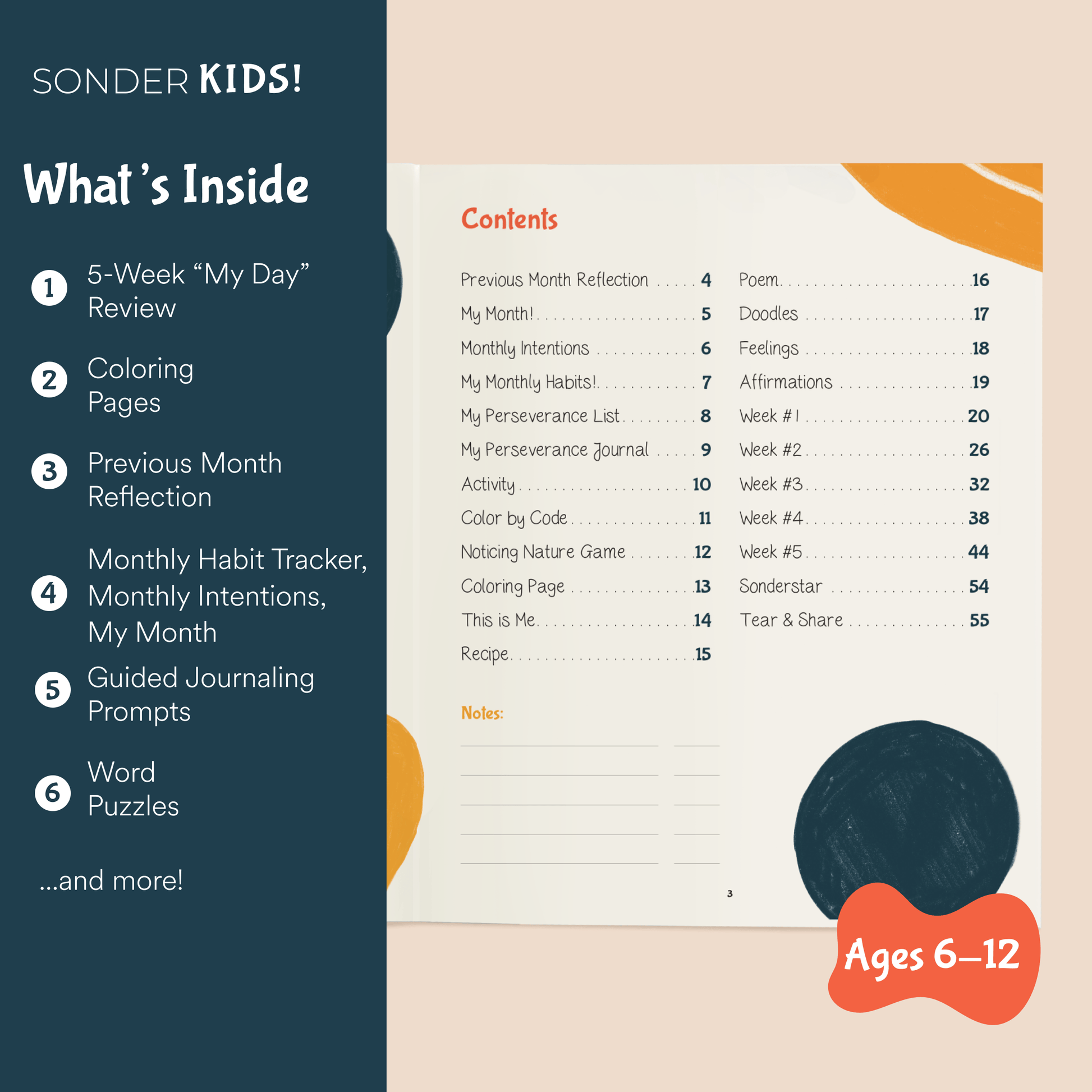 Silk + Sonder Sonder Kids Journal - Perseverance
