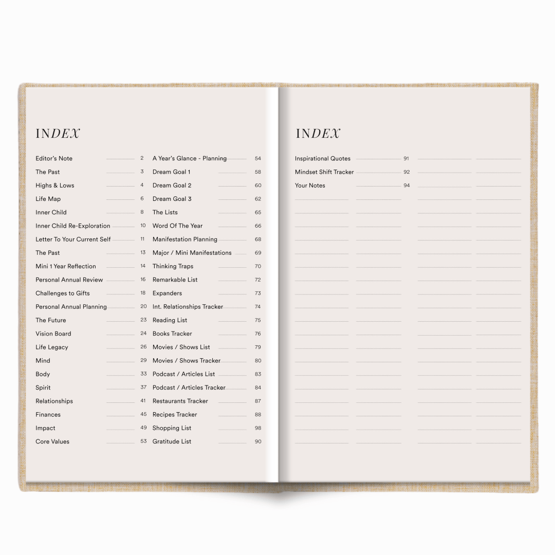Silk + Sonder The Elevate Planner