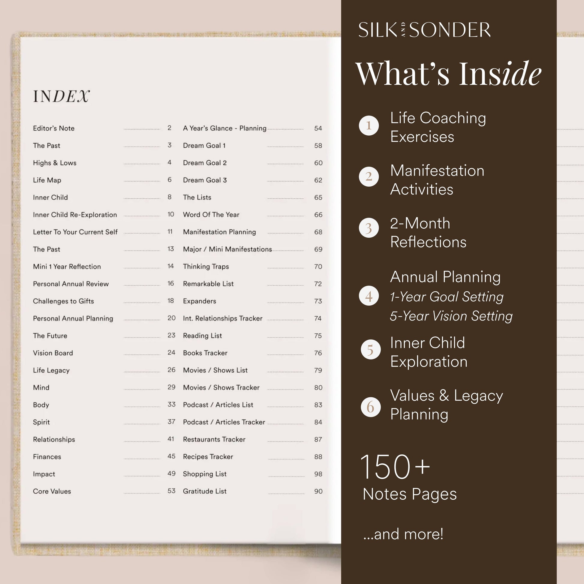 Silk + Sonder The Elevate Planner