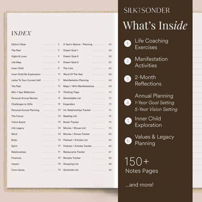 Silk + Sonder The Elevate Planner