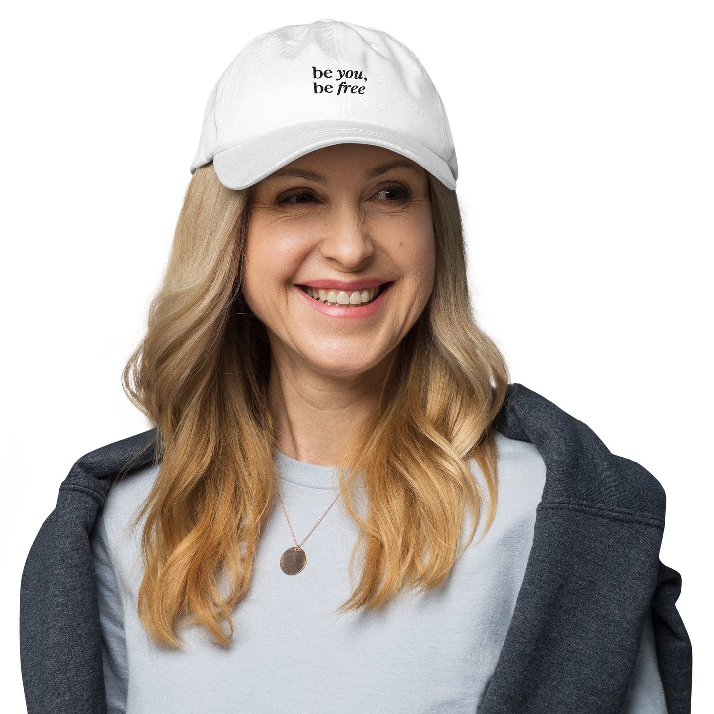 Silk + Sonder White Be You, Be Free Hat