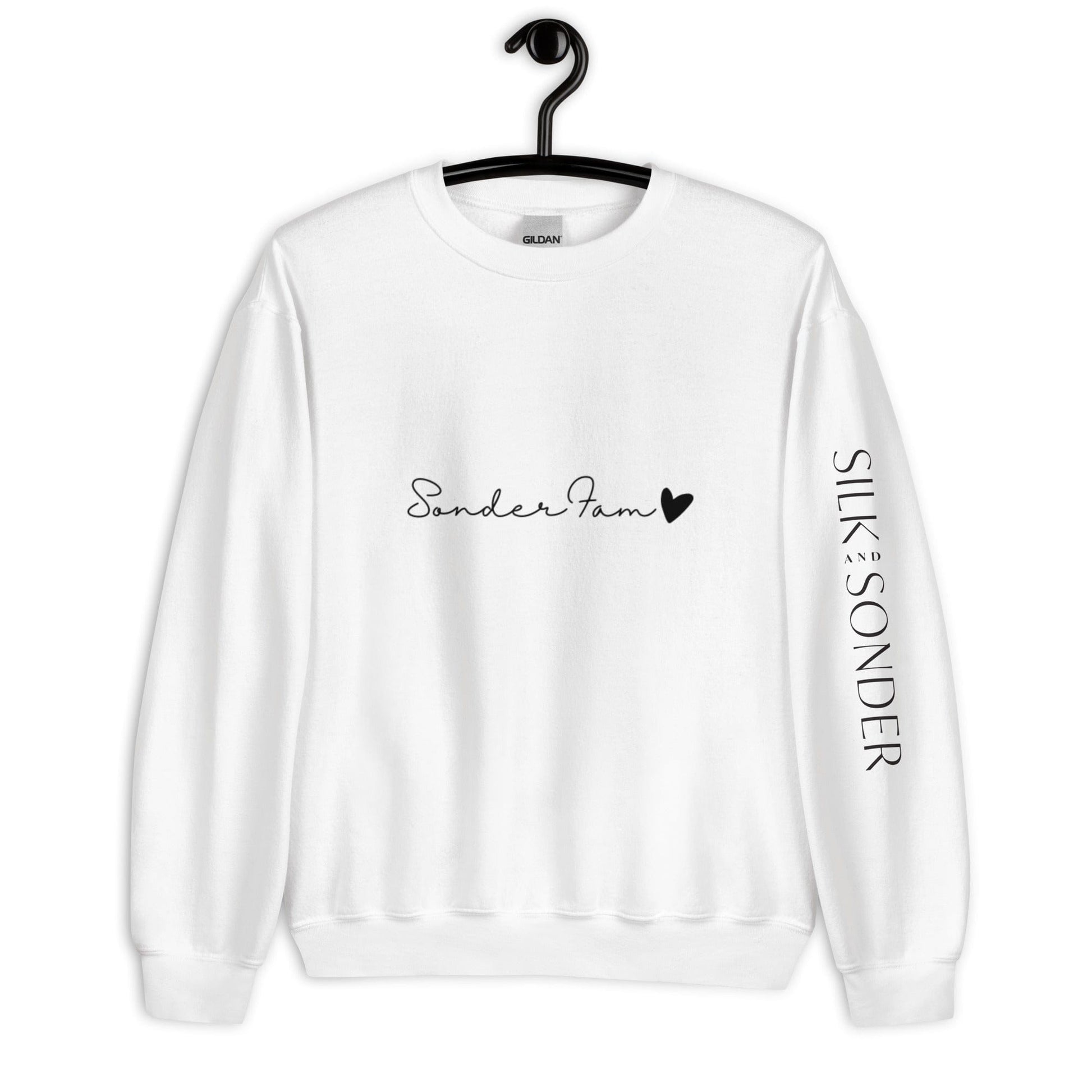Silk + Sonder White / S Sonder Fam Sweatshirt