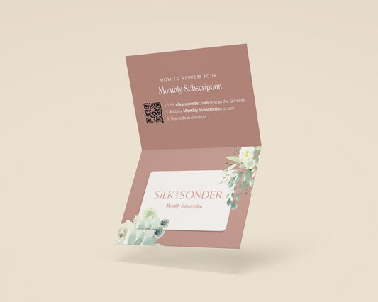 Silk + Sonder Monthly Gift Card
