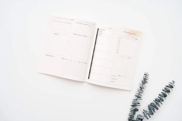 Silk + Sonder Quarterly Gift Set: Dateless Self-Care Planner